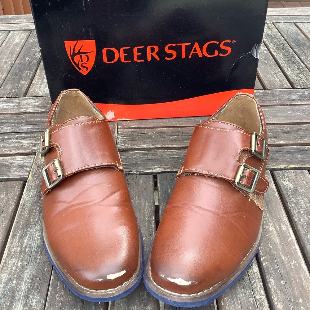 Kids Deer Stags Boys Oxford Dark Luggage 1.5M